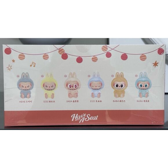POP MART THE MONSTERS LABUBU- Have a Seat Vinyl Plush Blind Box, WHOLE SET - Picture 2 of 9